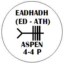 Eadhadh - Aspen Ogham